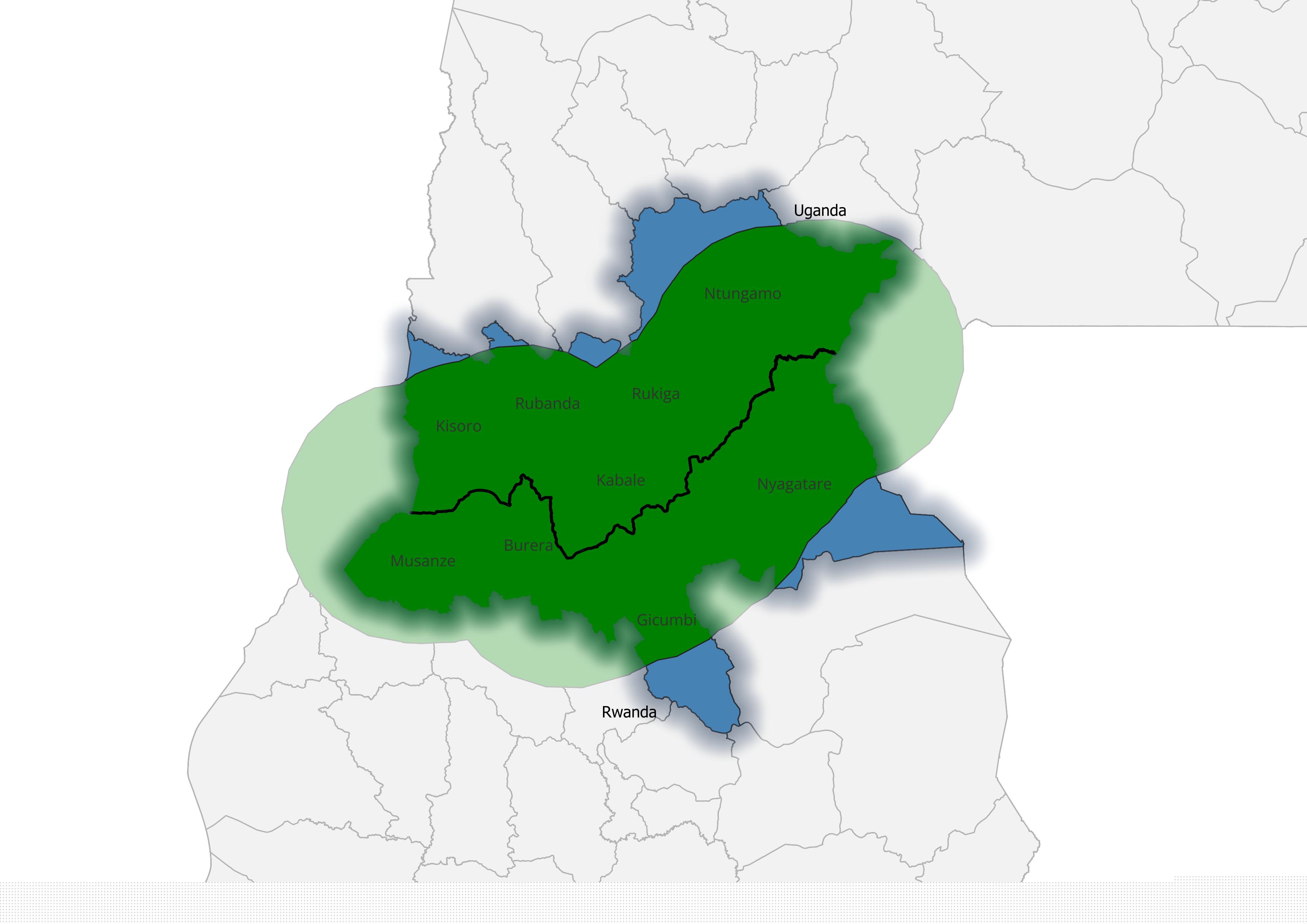 Rwanda Uganda Borderland